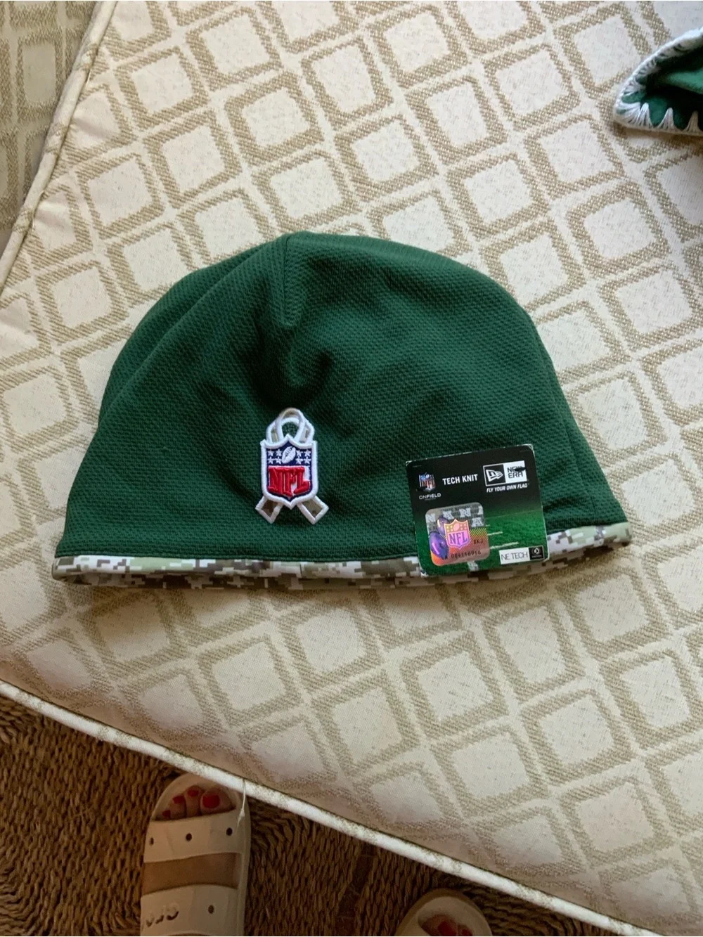 NWTNew York Jets Green Beanie Tech Cap